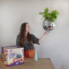 Load image into Gallery viewer, 12&quot; Disco Ball Planter
