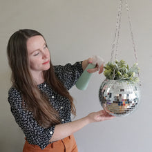 Load image into Gallery viewer, 8&quot; Disco Ball Planter
